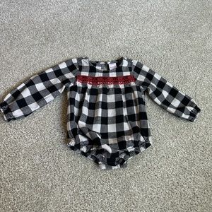 Hanna Andersson flannel onesie